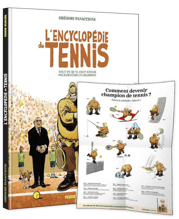 L'Encyclopédie du tennis + Poster - Panaccione Grégory - FLUIDE GLACIAL