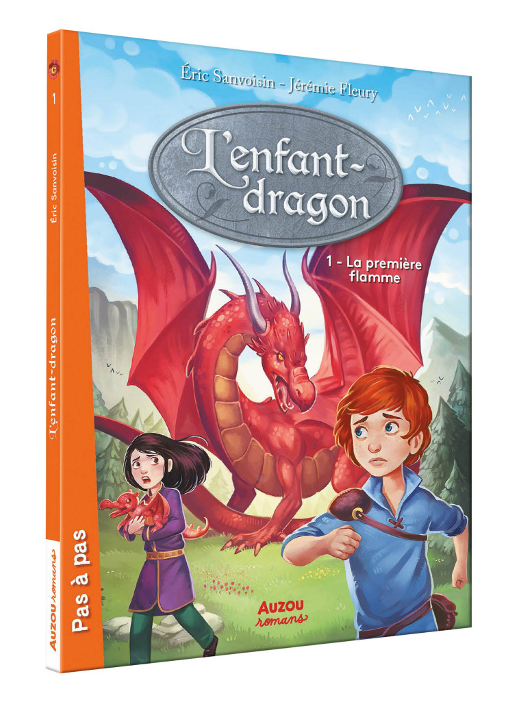 L'ENFANT DRAGON - TOME 1 - LA PREMIÈRE FLAMME - Sanvoisin Éric, Fleury Jérémie, ALLEN MAURIN Susan - AUZOU