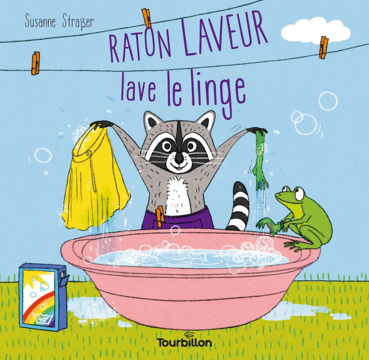 Raton laveur lave le linge - Straßer Susanne - TOURBILLON