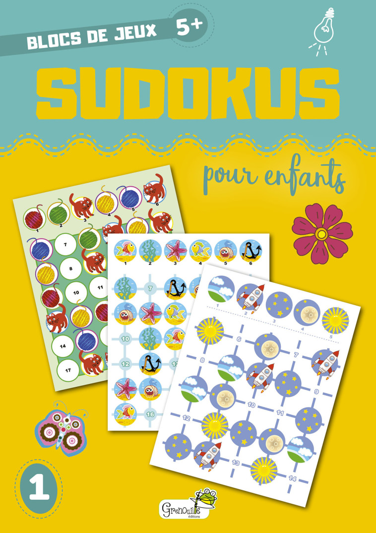 Sudokus pour enfants - Collectif  - GRENOUILLE