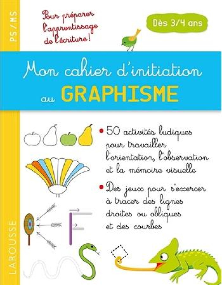 MON CAHIER D-INITIATION AU GRA - CHAVONNET PASCALE - Larousse