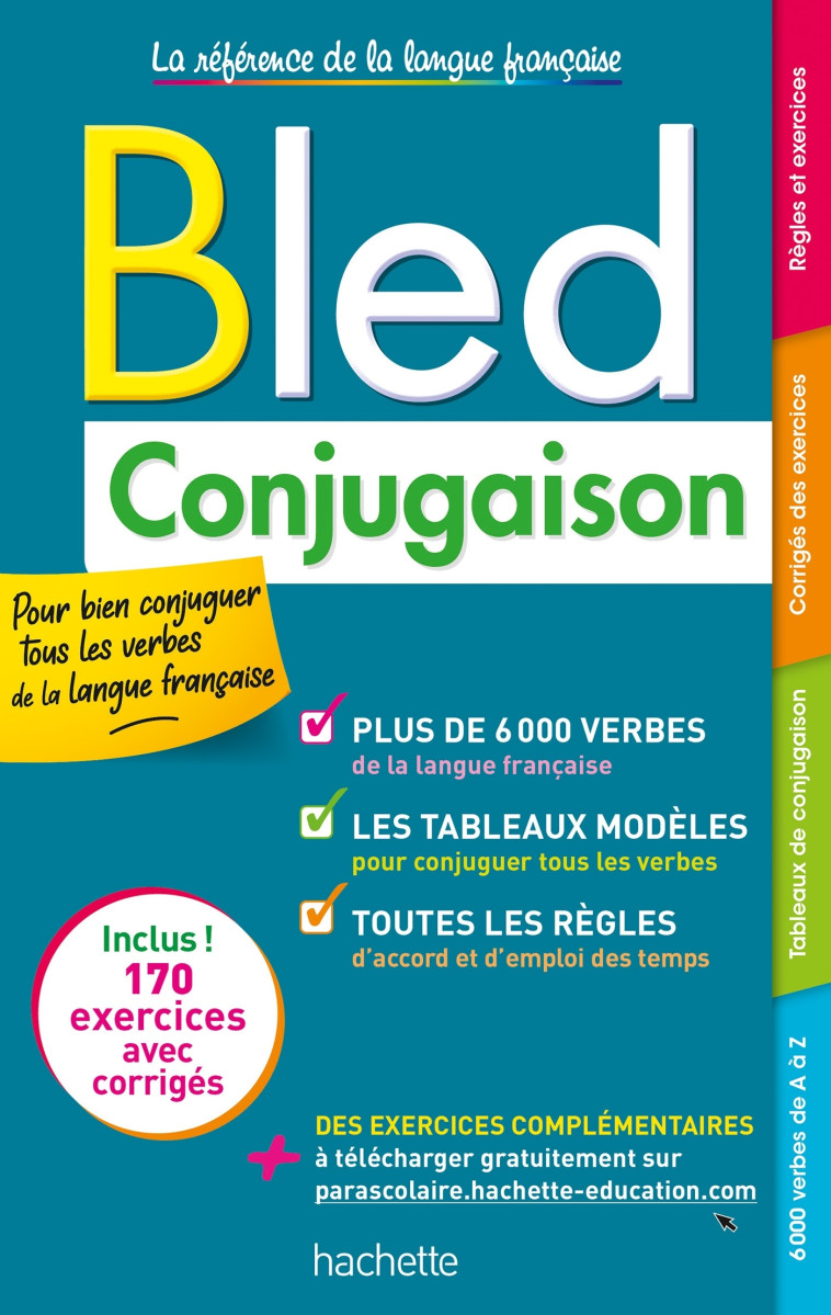 Bled Conjugaison - Berlion Daniel - HACHETTE EDUC