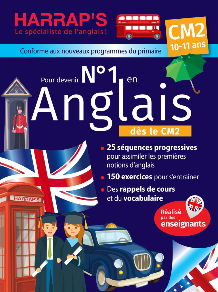 Harrap's Numéro 1 en anglais CM2 - XXX - HARRAPS