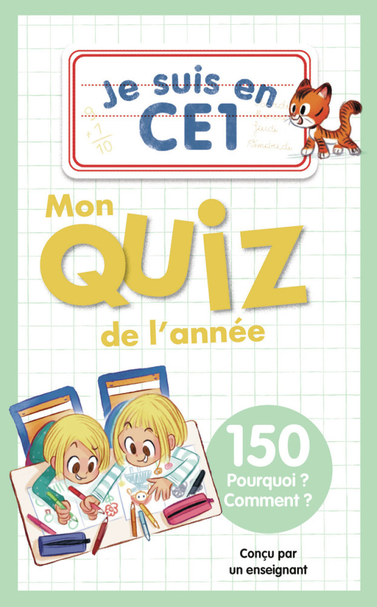 Je suis en CE1 - Mon quiz de l'année - Bensimhon Daniel, Ristord Emmanuel - PERE CASTOR