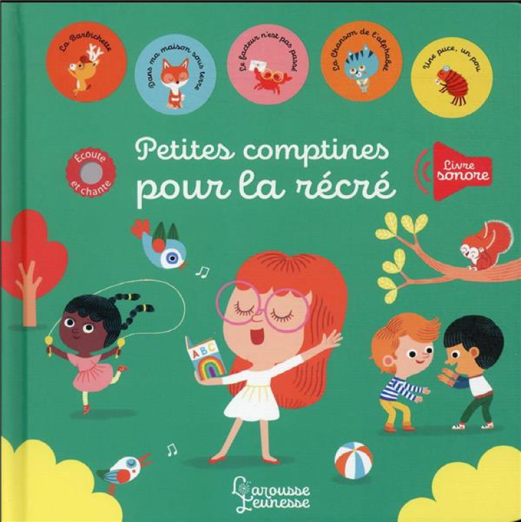 PETITES COMPTINES POUR LA RECR - MERCIER JULIE - LAROUSSE