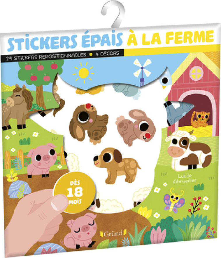 Stickers épais - À la ferme - Ahrweiller Lucile - GRUND