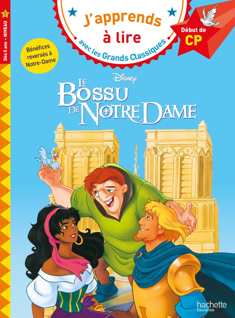 Disney - Le Bossu de Notre-Dame, CP Niveau 1 - Isabelle Albertin - HACHETTE EDUC