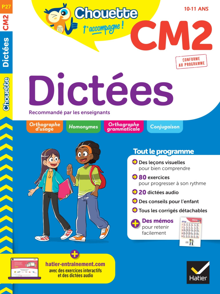 Chouette - Dictées CM2 - Valérie Marienval, Jean-Jacques Rodes - HATIER