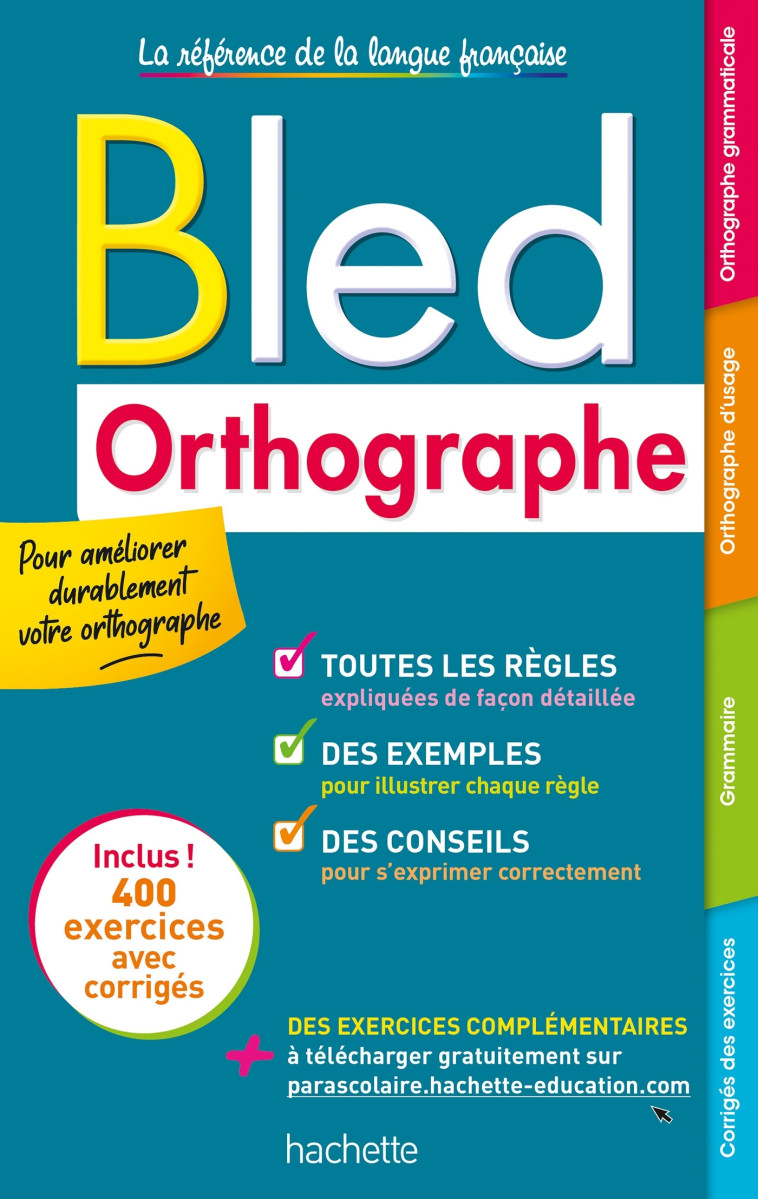 Bled Orthographe - Daniel Berlion - HACHETTE EDUC