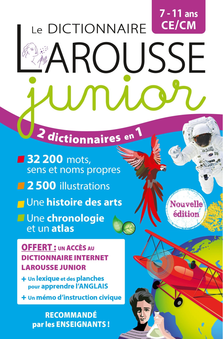 Le dictionnaire Larousse Junior et son dictionnaire en ligne - 7/11 ans - CE/CM -  Collectif - LAROUSSE