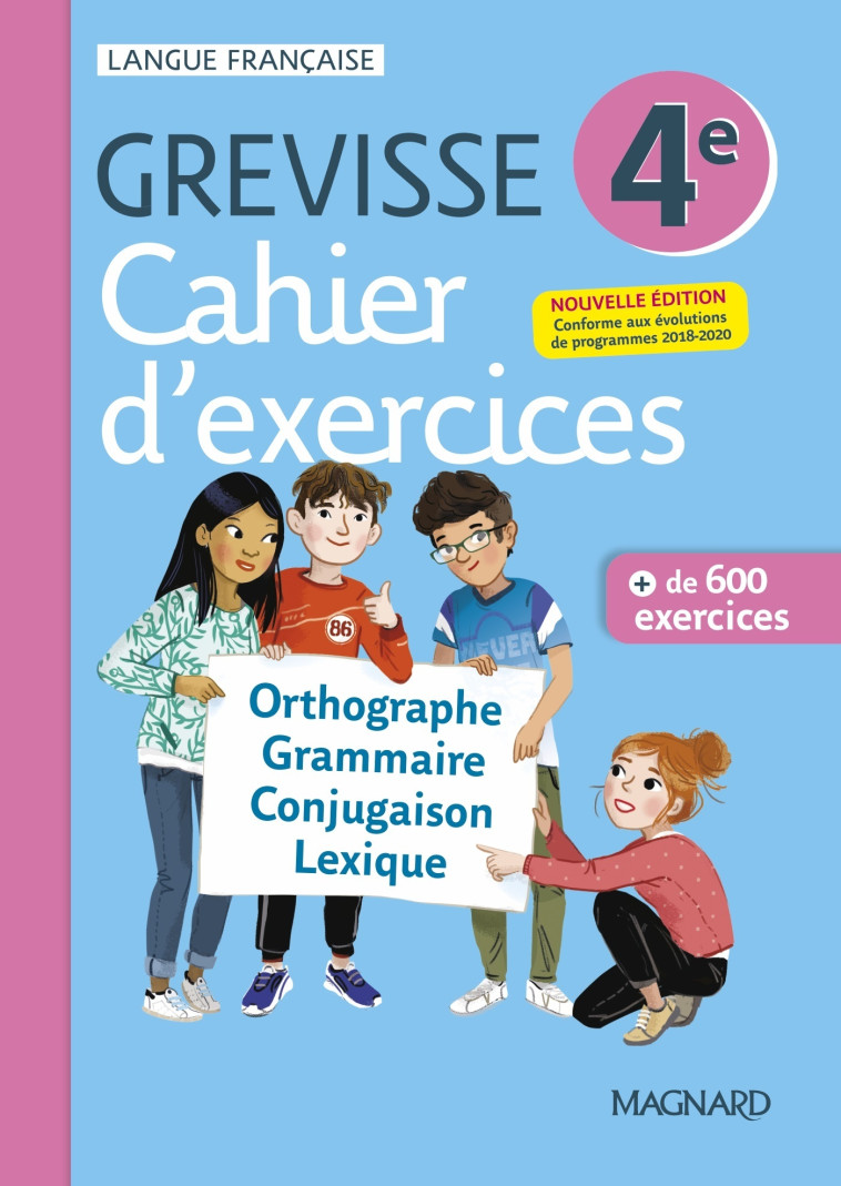 Cahier Grevisse 4e (2021) - Jean-Christophe Pellat, Ariane Carrère - MAGNARD