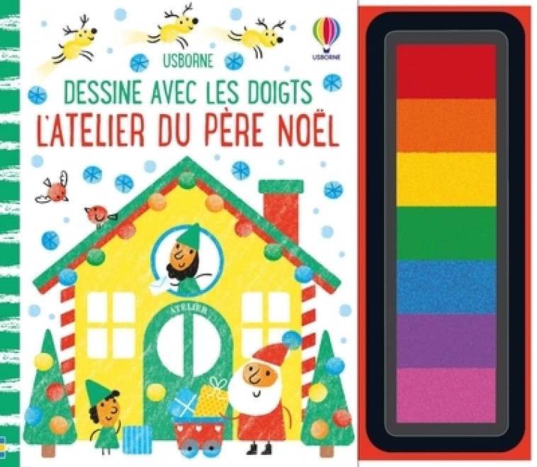 L'atelier du Père Noël - Dessine avec les doigts - dès 4 ans - Fiona Watt, Candice Whatmore - USBORNE