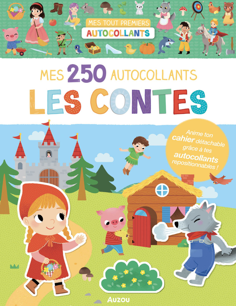 MES 250 AUTOCOLLANTS : LES CONTES - Yi-hsuan Wu - AUZOU