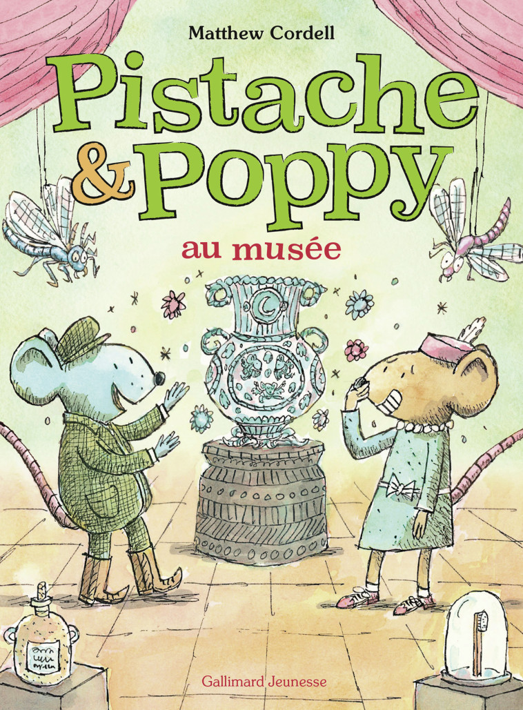 Pistache et Poppy au musée -  MATTHEW CORDELL, Matthew Cordell, Vanessa Rubio-Barreau - GALLIMARD JEUNE