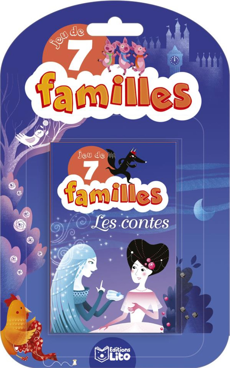 JEUX DE 7 FAMILLES : JEU DE 7 FAMILLES  -  LES CONTES -  BRIENT  LEILA - NC