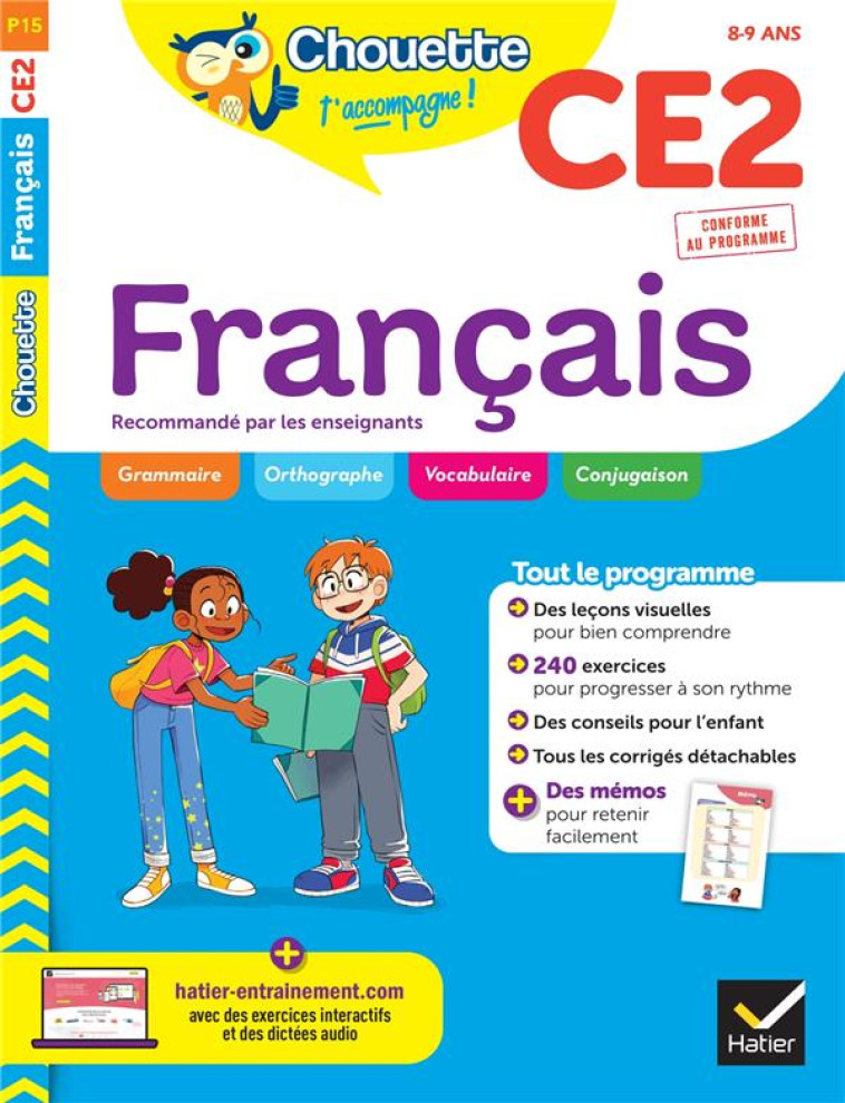 CHOUETTE - FRANCAIS CE2 - CAHI - BARGE EVELYNE - HATIER SCOLAIRE