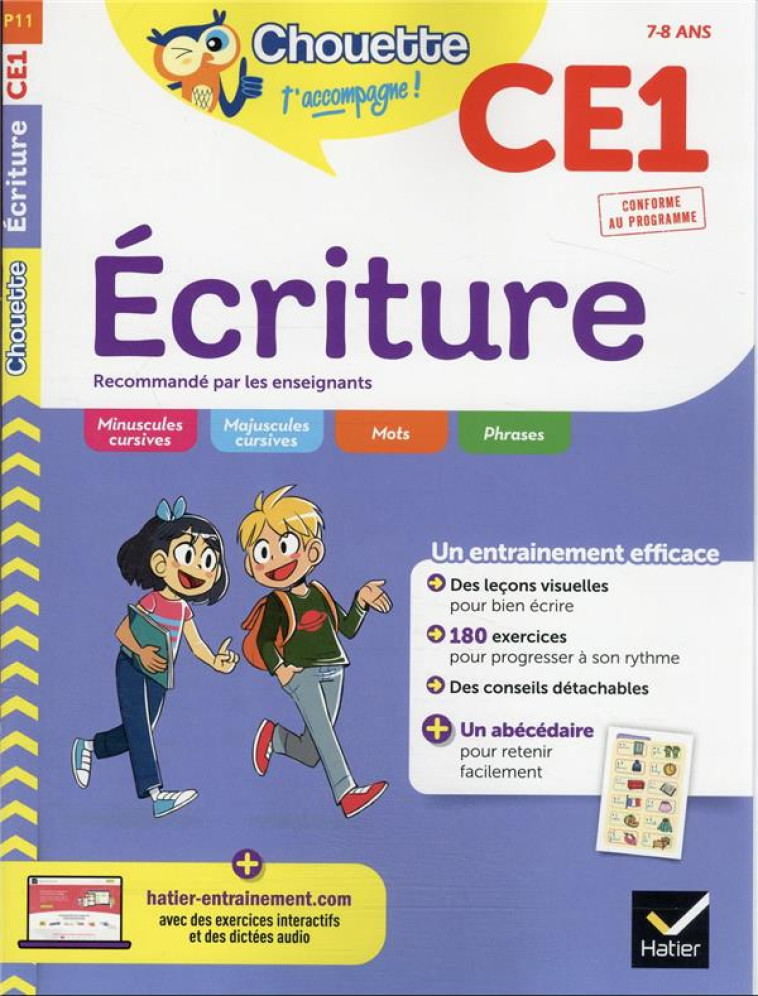 CHOUETTE - ECRITURE CE1 - CAHI - GUION/MECKERT - HATIER SCOLAIRE