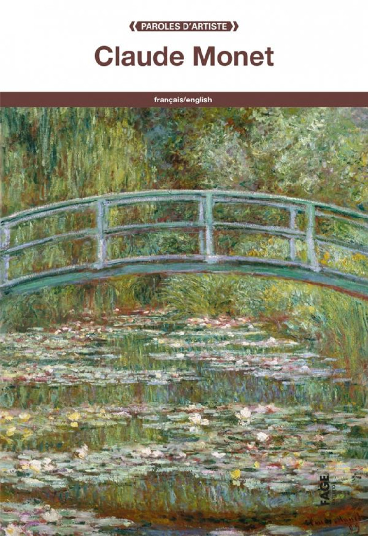 CLAUDE MONET - MONET CLAUDE - Fage éd.