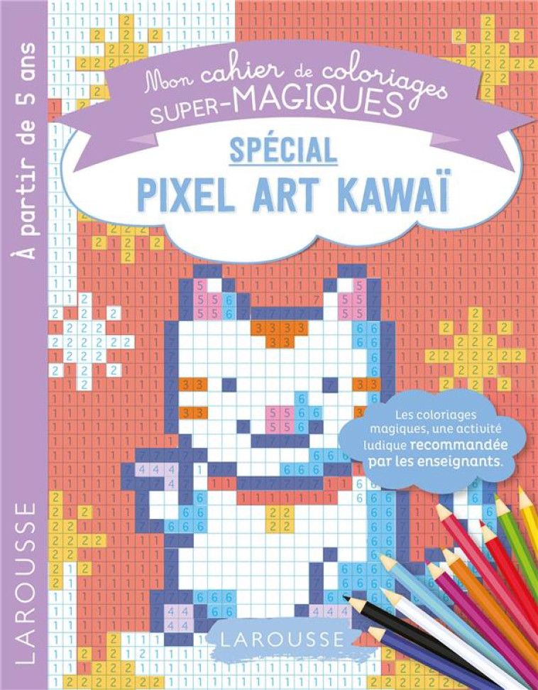 COLORIAGES MAGIQUES EN PIXEL, - BOYER A. - LAROUSSE