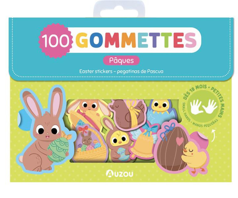 100 GOMMETTES - PAQUES - VAYOUNETTE - NC