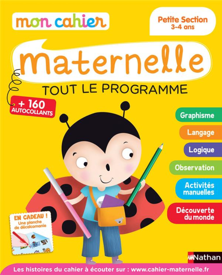 MON CAHIER MATERNELLE - TOUT L - KRETZ-IDAS/SALINAS - Nathan