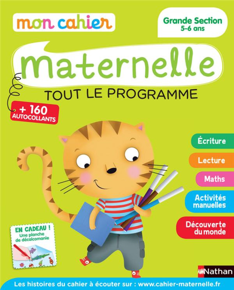 MON CAHIER MATERNELLE - GRANDE - HACHE-THIBON/POPET - Nathan