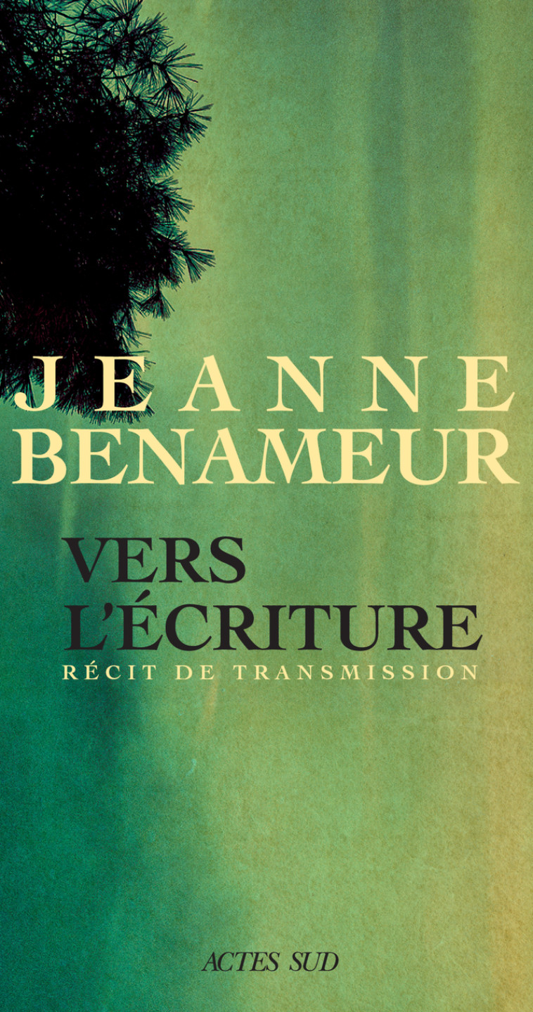 VERS L-ECRITURE - LANGUE COMMU - Jeanne Benameur - ACTES SUD