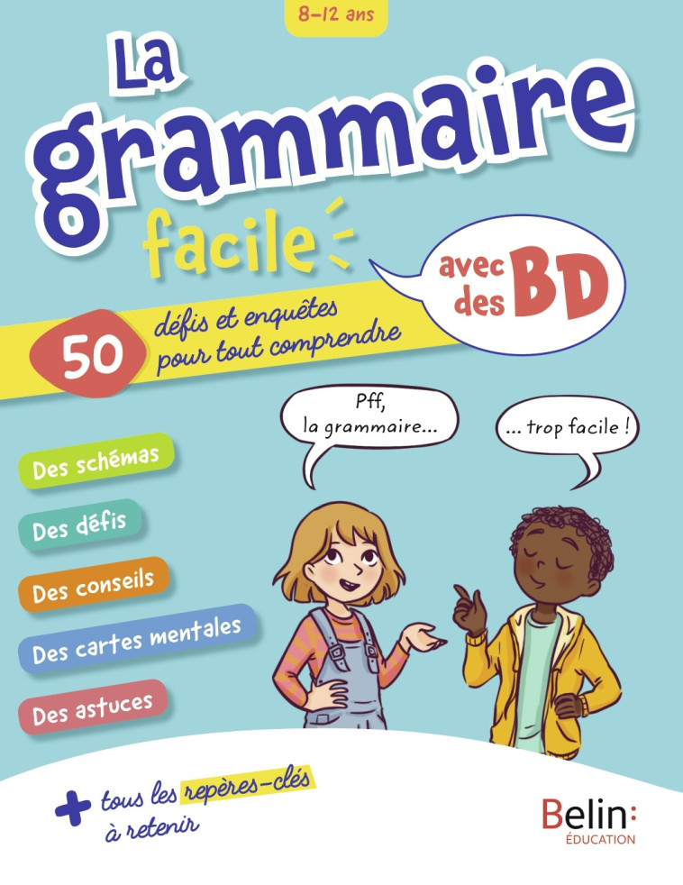 LA GRAMMAIRE FACILE, AVEC DES - Irène Doutsas - BELIN EDUCATION