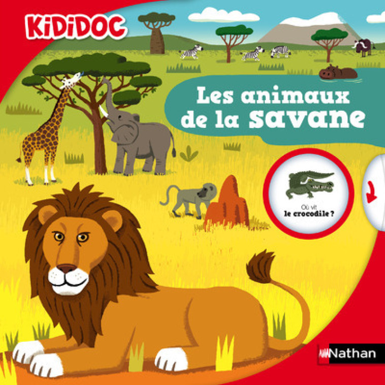 Les animaux de la savane - Valérie Guidoux - NATHAN