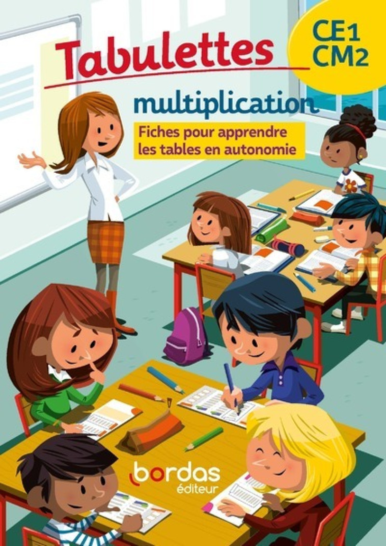 Tabulettes Multiplication CE1/CM2 2020 - Hervé Le Madec - BORDAS