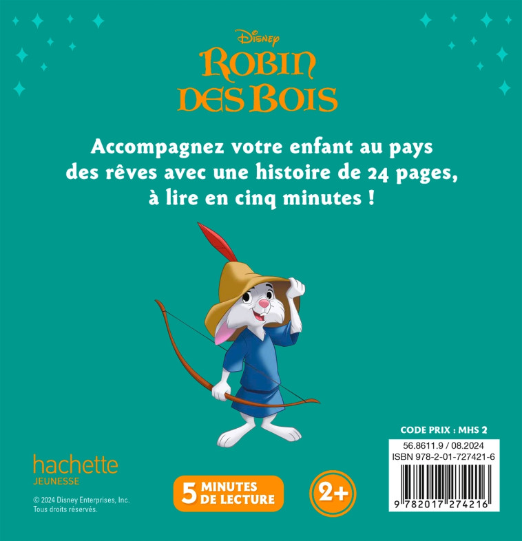 ROBIN DES BOIS - Mon Histoire du soir - L'histoire du film - Disney - XXX - DISNEY HACHETTE