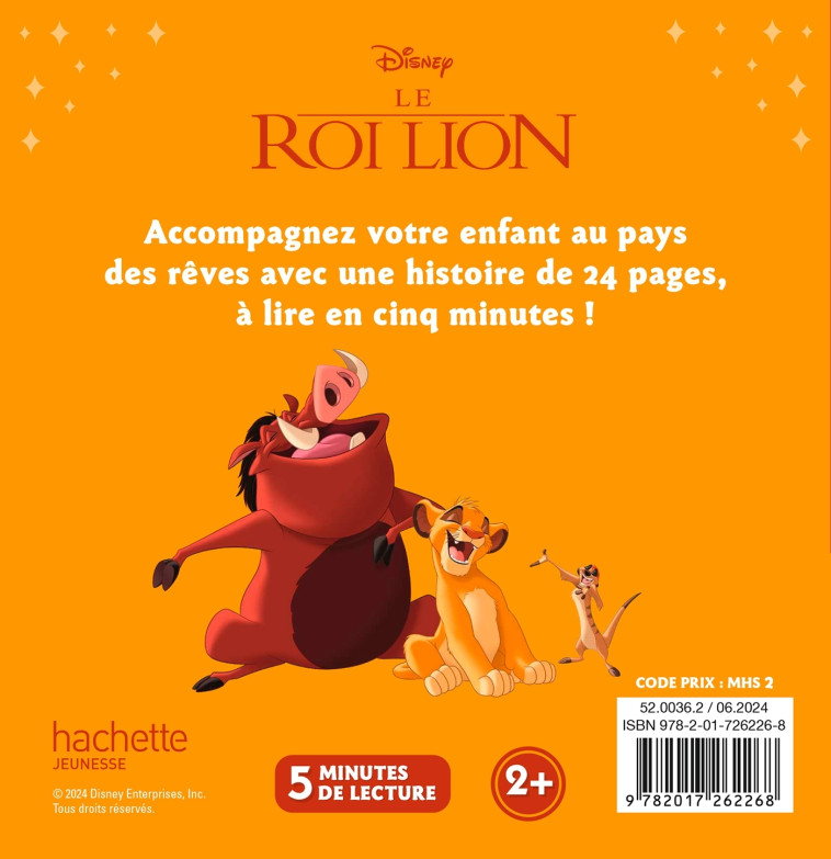 LE ROI LION - Mon Histoire du soir - L'histoire du film - Disney - XXX - DISNEY HACHETTE