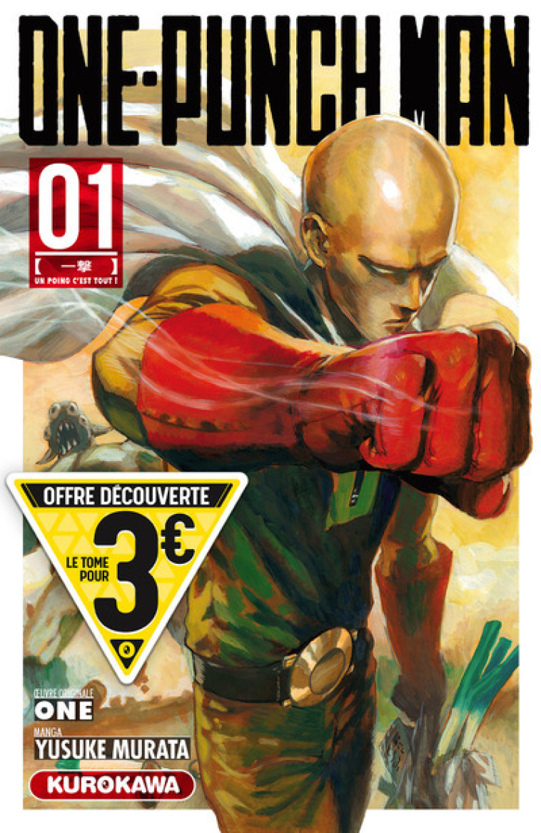 One-Punch Man - tome 1 - Offre découverte -  One - KUROKAWA