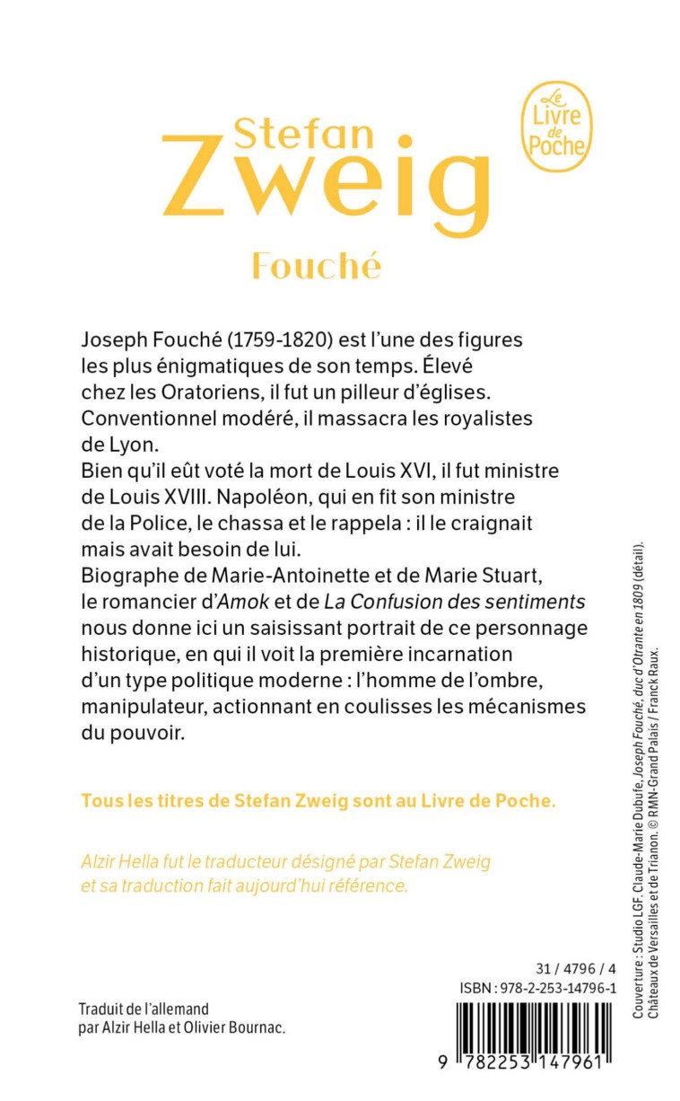 Fouché - Stefan Zweig - LGF